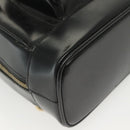 GUCCI Bamboo Body Bag Patent leather Black Silver 003 3444 0127 Auth ep10252-9