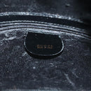 GUCCI Bamboo Body Bag Patent leather Black Silver 003 3444 0127 Auth ep10252-20