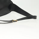 GUCCI Bamboo Body Bag Patent leather Black Silver 003 3444 0127 Auth ep10252-7