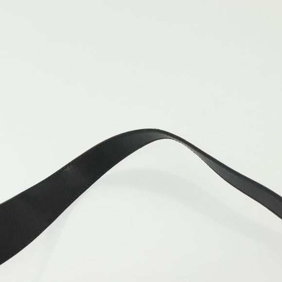 GUCCI Bamboo Body Bag Patent leather Black Silver 003 3444 0127 Auth ep10252