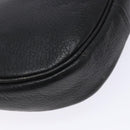 Burberrys Shoulder Bag Leather Black Gold Auth ep10257-16