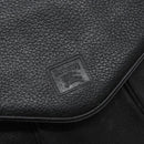 Burberrys Shoulder Bag Leather Black Gold Auth ep10257-17