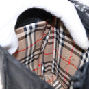 Burberrys Shoulder Bag Leather Black Gold Auth ep10257-19