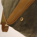 GUCCI GG Canvas Boston Bag 2way Gold Beige Auth ep10259-14