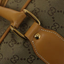 GUCCI GG Canvas Boston Bag 2way Gold Beige Auth ep10259-17