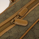 GUCCI GG Canvas Boston Bag 2way Gold Beige Auth ep10259-18