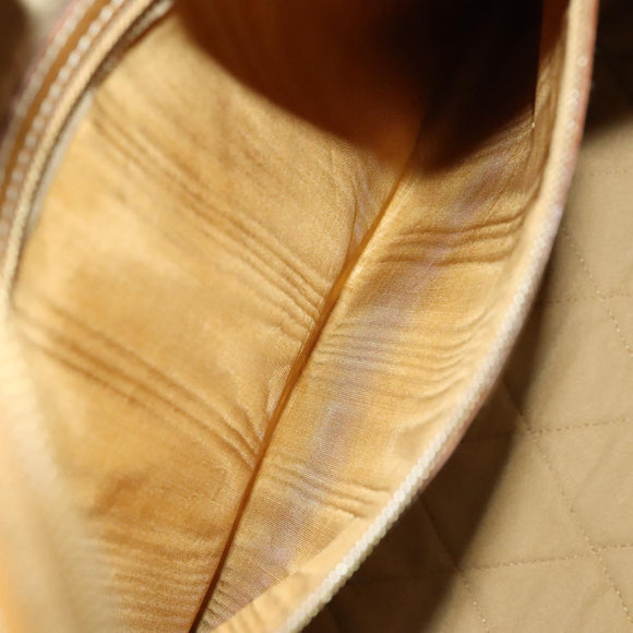 GUCCI GG Canvas Boston Bag 2way Gold Beige Auth ep10259