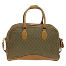 GUCCI GG Canvas Boston Bag 2way Gold Beige Auth ep10259-3
