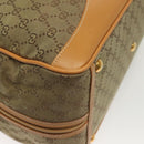 GUCCI GG Canvas Boston Bag 2way Gold Beige 013 123 3659 Auth ep10260-14
