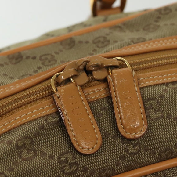 GUCCI GG Canvas Boston Bag 2way Gold Beige 013 123 3659 Auth ep10260