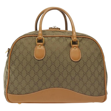 GUCCI GG Canvas Boston Bag 2way Gold Beige 013 123 3659 Auth ep10260 - 0