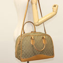 GUCCI GG Canvas Boston Bag 2way Gold Beige 013 123 3659 Auth ep10260-23