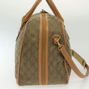 GUCCI GG Canvas Boston Bag 2way Gold Beige 013 123 3659 Auth ep10260-5