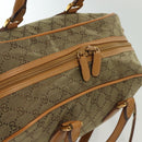 GUCCI GG Canvas Boston Bag 2way Gold Beige 013 123 3659 Auth ep10260-6