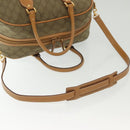 GUCCI GG Canvas Boston Bag 2way Gold Beige 013 123 3659 Auth ep10260-9