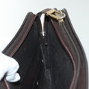 Christian Dior Trotter Canvas Shoulder Bag Brown Gold Auth ep10263-19