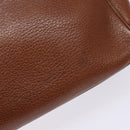 Burberrys Shoulder Bag Leather Gold Brown Auth ep10267-14