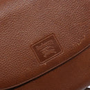 Burberrys Shoulder Bag Leather Gold Brown Auth ep10267-15