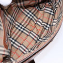 Burberrys Shoulder Bag Leather Gold Brown Auth ep10267-18