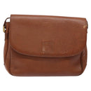 Burberrys Shoulder Bag Leather Gold Brown Auth ep10267-2