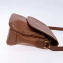 Burberrys Shoulder Bag Leather Gold Brown Auth ep10267-4