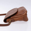 Burberrys Shoulder Bag Leather Gold Brown Auth ep10267-5