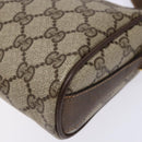 GUCCI GG Supreme Web Sherry Line Shoulder Bag PVC Beige 89 02 018 Auth ep10268-16