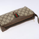 GUCCI GG Supreme Web Sherry Line Shoulder Bag PVC Beige 89 02 018 Auth ep10268-6