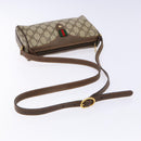 GUCCI GG Supreme Web Sherry Line Shoulder Bag PVC Beige 89 02 018 Auth ep10268-7