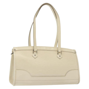 LOUIS VUITTON Epi Madeleine PM Hand Bag White Yvoire M5933J LV Auth ep10269