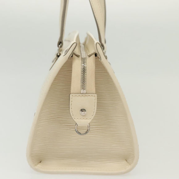 LOUIS VUITTON Epi Madeleine PM Hand Bag White Yvoire M5933J LV Auth ep10269