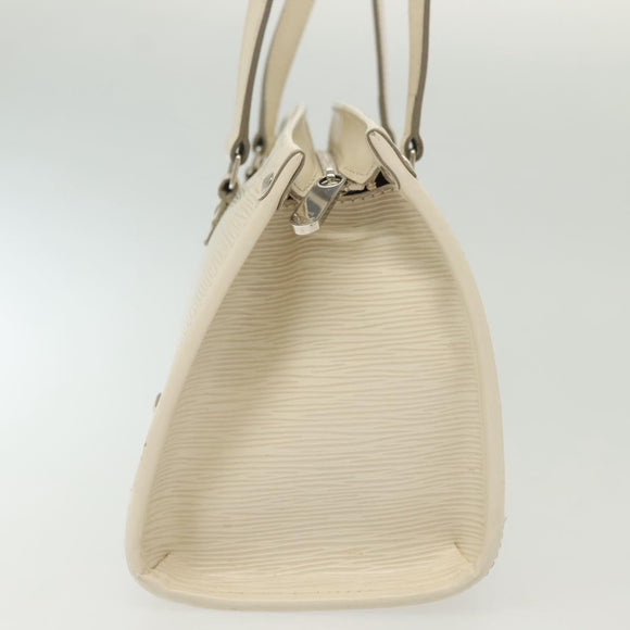 LOUIS VUITTON Epi Madeleine PM Hand Bag White Yvoire M5933J LV Auth ep10269