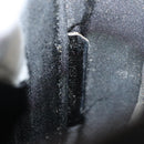 LOEWE Pouch Leather Black Gold Auth ep10276-12