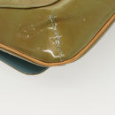 LOUIS VUITTON Monogram Vernis Thompson Street Bag Baby Blue M91009 Auth ep10278-12