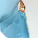 LOUIS VUITTON Monogram Vernis Thompson Street Bag Baby Blue M91009 Auth ep10278-17