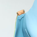 LOUIS VUITTON Monogram Vernis Thompson Street Bag Baby Blue M91009 Auth ep10278-18