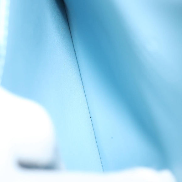 LOUIS VUITTON Monogram Vernis Thompson Street Bag Baby Blue M91009 Auth ep10278