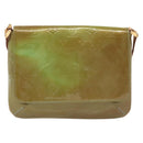 LOUIS VUITTON Monogram Vernis Thompson Street Bag Baby Blue M91009 Auth ep10278-2