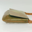 LOUIS VUITTON Monogram Vernis Thompson Street Bag Baby Blue M91009 Auth ep10278-4