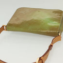 LOUIS VUITTON Monogram Vernis Thompson Street Bag Baby Blue M91009 Auth ep10278-6