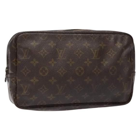 LOUIS VUITTON Monogram Trousse Toilette 28 Clutch Bag M47522 LV Auth ep10284