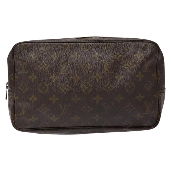 LOUIS VUITTON Monogram Trousse Toilette 28 Clutch Bag M47522 LV Auth ep10284
