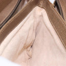 GUCCI GG Supreme Web Sherry Line Shoulder Bag PVC Beige Gold Red Auth ep10287-19