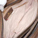 GUCCI GG Supreme Web Sherry Line Shoulder Bag PVC Beige Gold Red Auth ep10287-20