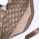 GUCCI GG Supreme Web Sherry Line Shoulder Bag PVC Beige Gold Red Auth ep10287-23