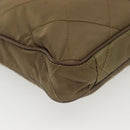 PRADA Shoulder Bag Nylon Brown Silver Auth ep10288-10
