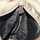 PRADA Shoulder Bag Nylon Brown Silver Auth ep10288-19