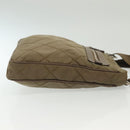 PRADA Shoulder Bag Nylon Brown Silver Auth ep10288-4