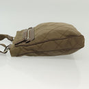 PRADA Shoulder Bag Nylon Brown Silver Auth ep10288-5
