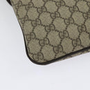 GUCCI GG Supreme Shoulder Bag PVC Beige Gold 201446 Auth ep10294-15